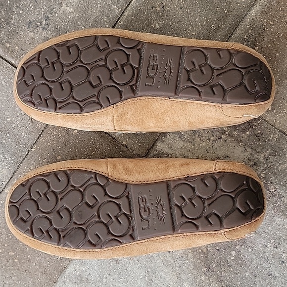 UGG Ansley Water Resistant Slipper Sz 8 Chestnut Brown Womens - Picture 9 of 10